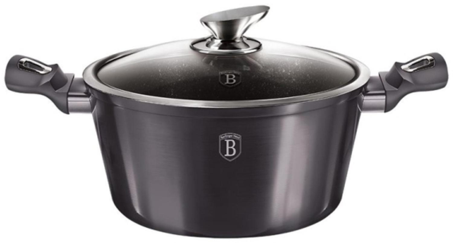 Berlinger Haus Berlinger Haus Topf mit Beschichtung Granit 2,5l 20cm Carbon Pro BH6892 Bild 1