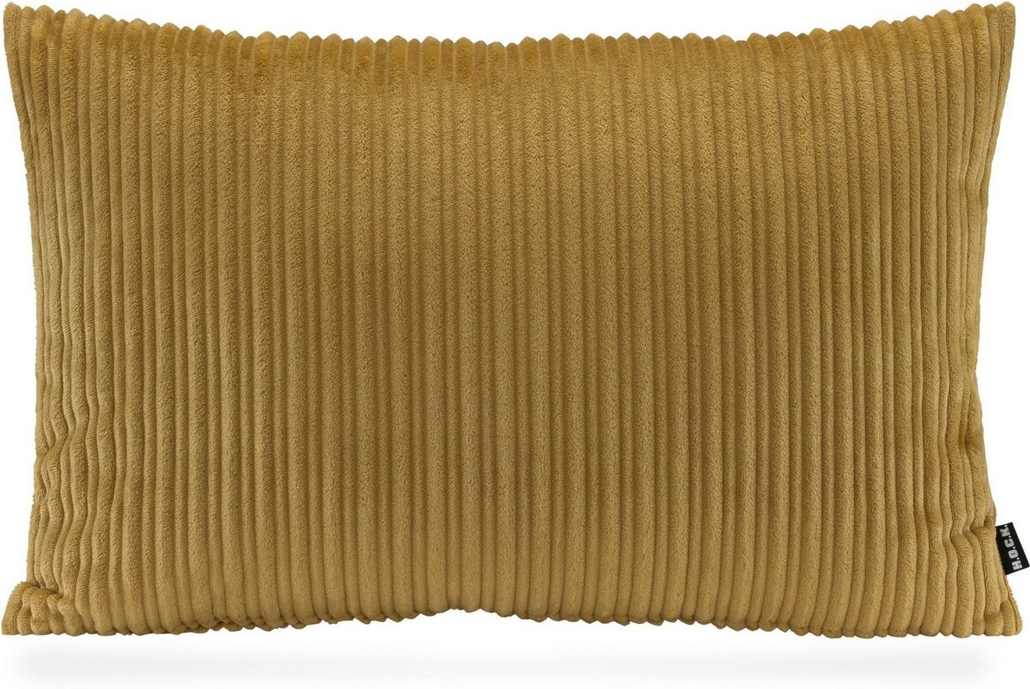 H.O.C.K. Dekokissen Precious Cord, leicht schimmernde unterschiedlich große Längsstreifen im Retro Style Bild 1