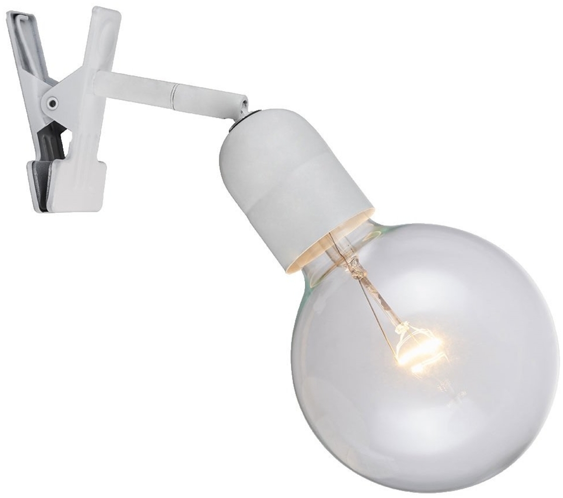 Halo Design No. 717316 LED Clip-On Klemmleuchte ELEGANCE weiss matt E27 Bild 1