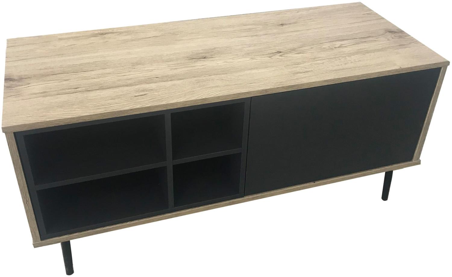 Lowboard Mailbox MDF Kommode Sideboard TV Fernseher Hifi Wohnzimmer Schrank Bild 1