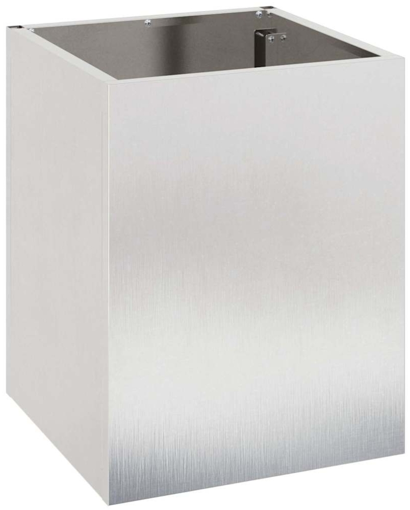 vidaXL Gartenblumentopf Silber Edelstahl 876347 Bild 1