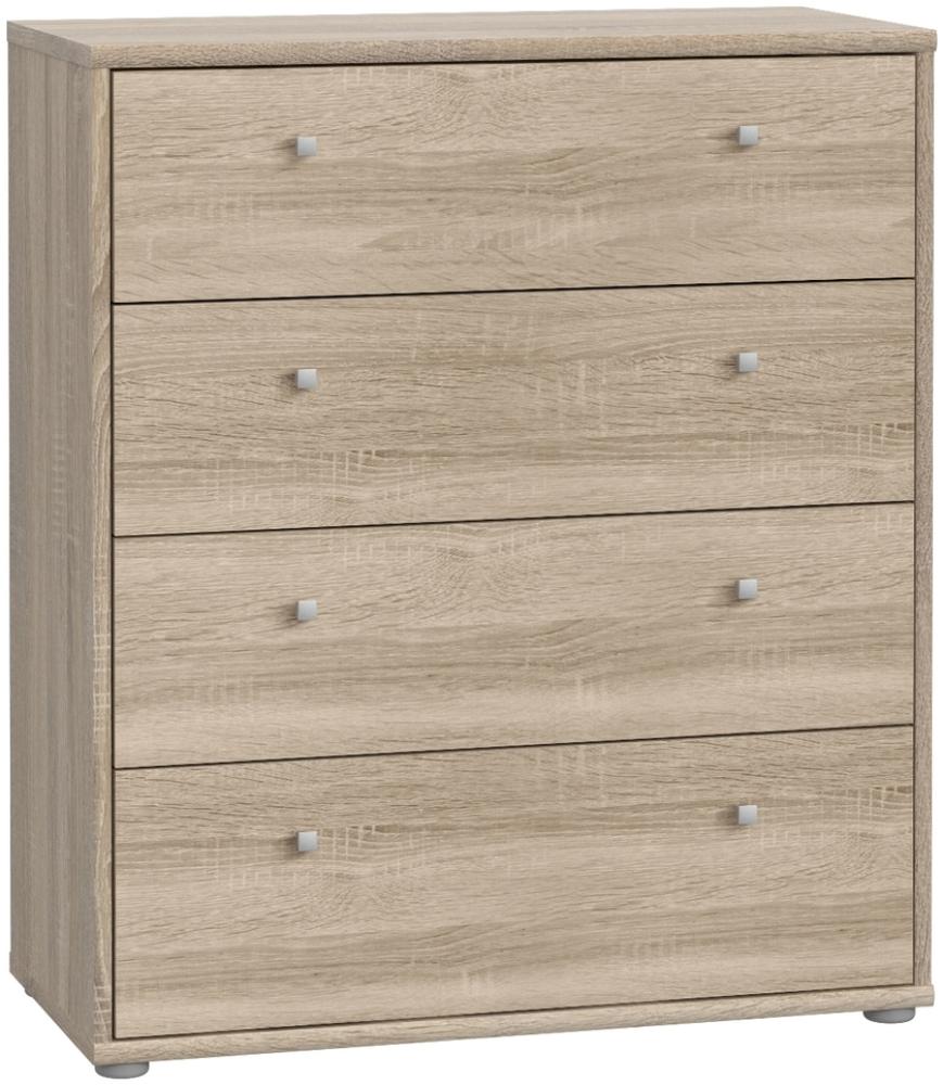 Kommode >Tembi< in Sonoma Eiche - 73,7x85,5x34,8cm (BxHxT) Bild 1