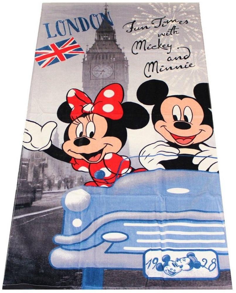 Disney Mickey Minnie Maus Handtuch London 70 x 140 cm Bild 1