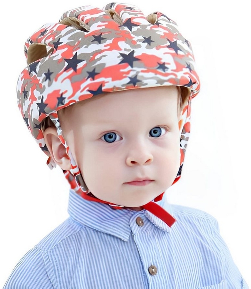 RWEUOQ Kinderhelm Verstellbarer Kinderhelm Kinderhelm Baby-Kopfschutz atmungsaktiv, leichter Babyhelm Springen Laufen für Kleinkinder 6–24 Monate Bild 1