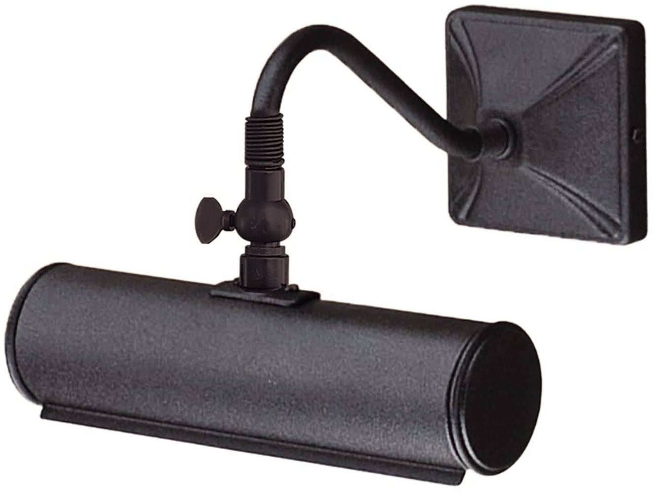 Wandleuchte, Bilderlampe, Stahl, Schwarz, B 19 cm Bild 1