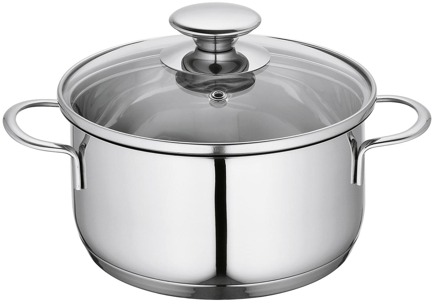 Küchenprofi 'Mini' Kochtopf, 1,25 Liter, Edelstahl silber, Ø 16 cm Bild 1