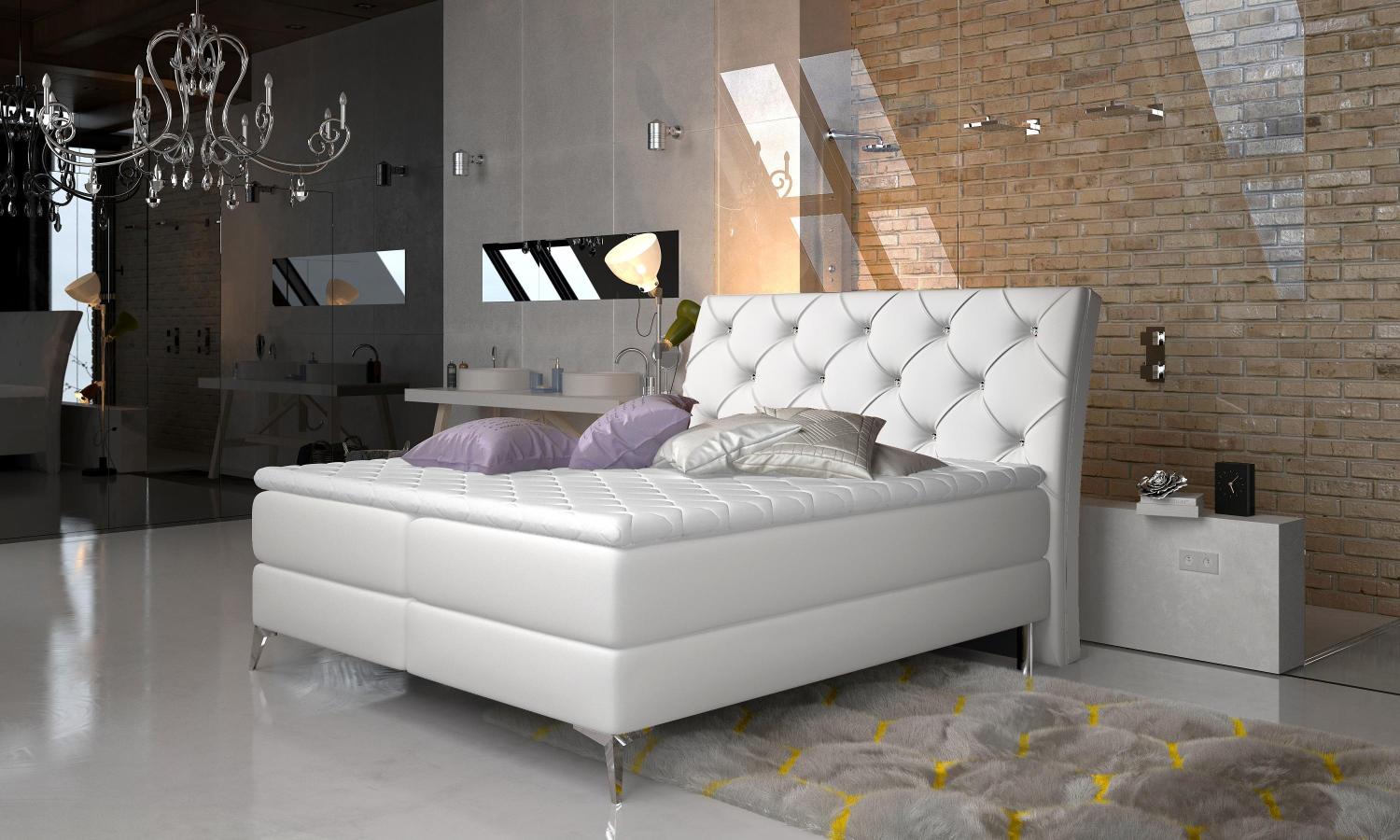 Wohnideebilder Adel 180X200 Weiss Boxspringbett Ad_13_1.8 Bild 1