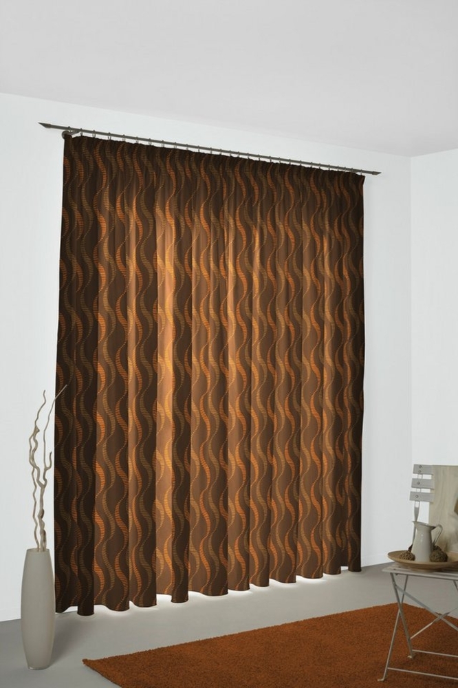 Wirth Vorhang Lupara, Kräuselband (1 St), blickdicht, Jacquard Bild 1