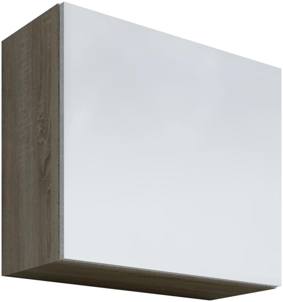 99rooms Vago Quadrat Hängeschrank Eiche Weiß Bild 1