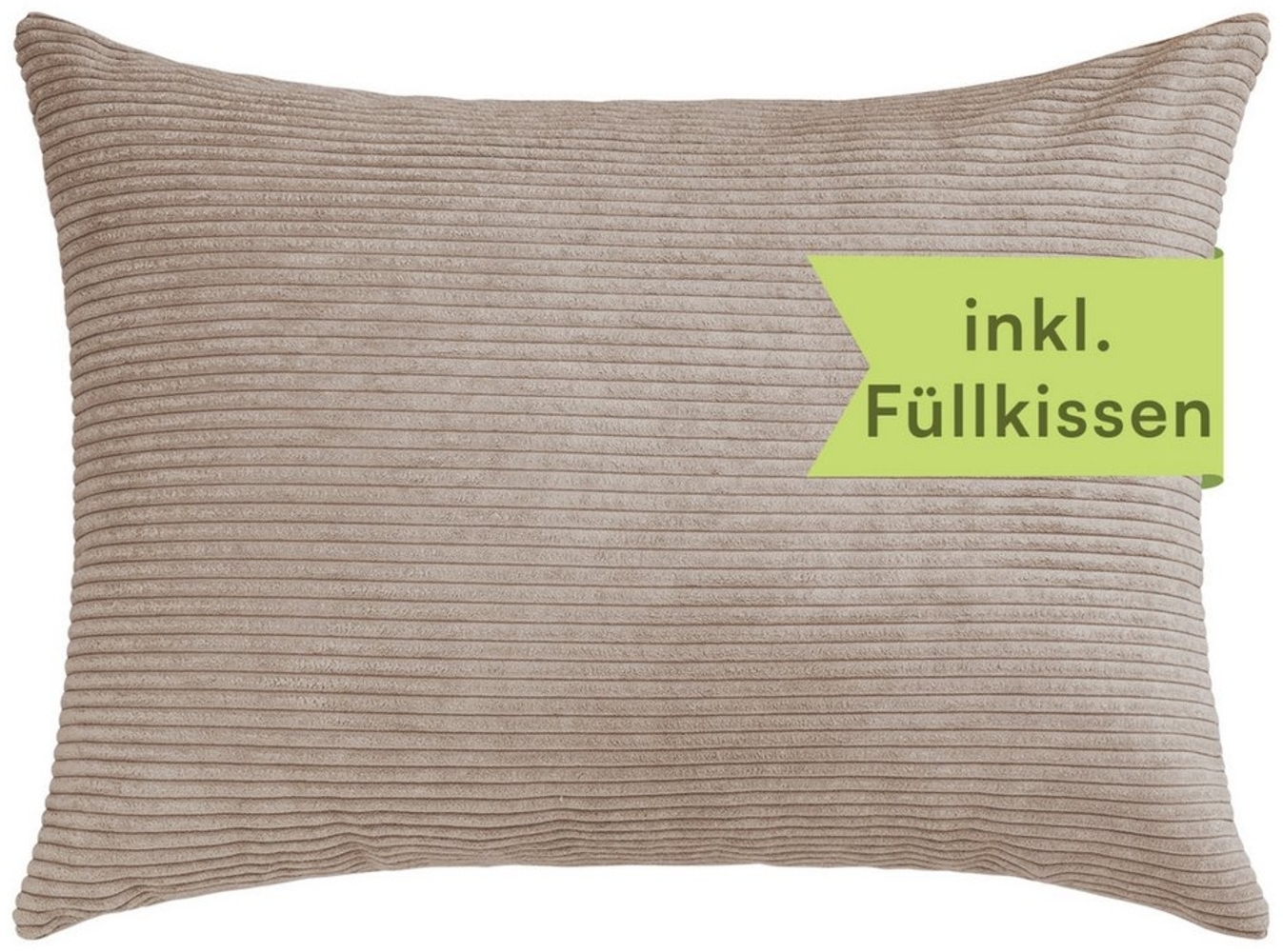 Selfitex Dekokissen 60 x 80 cm inkl. Füllkissen, Sofakissen, versch. Stoffe zur Auswahl, für Couch, Sofa und Bett Bild 1