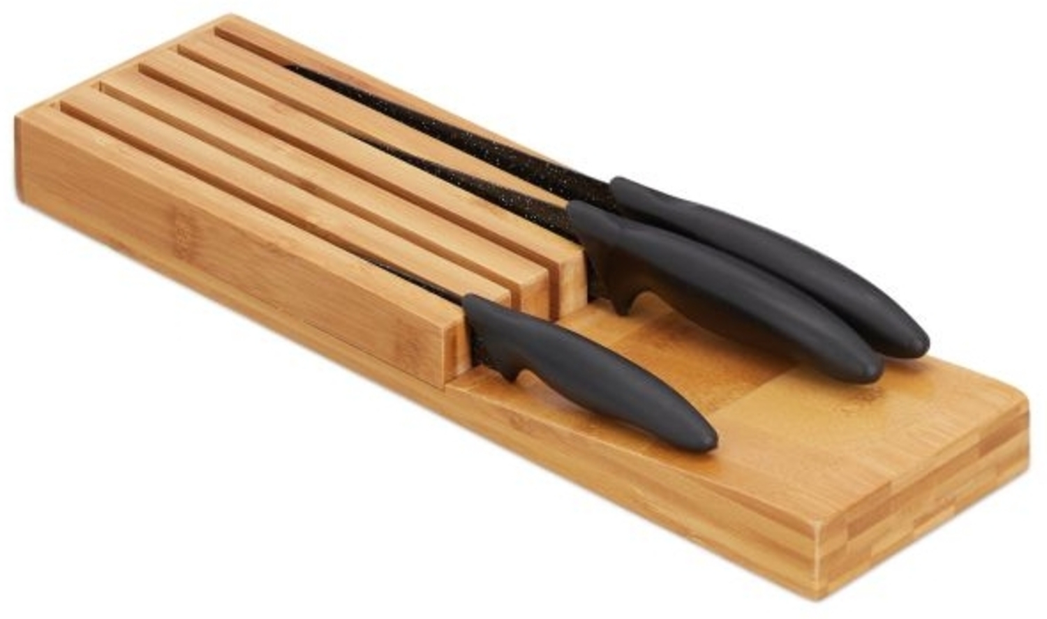 Messerorganizer Bambus für 5 Messer Bild 1