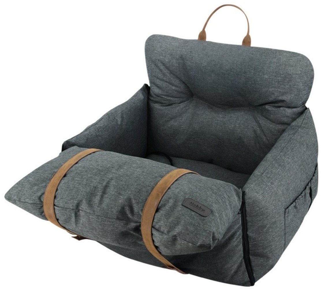 Nobby Tier-Autobett Reisebett Bena grau für Hunde Bild 1