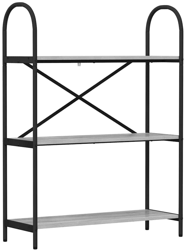 vidaXL Regal Grau Sonoma 80 x 30 x 109 cm Holzwerkstoff 879902 Bild 1