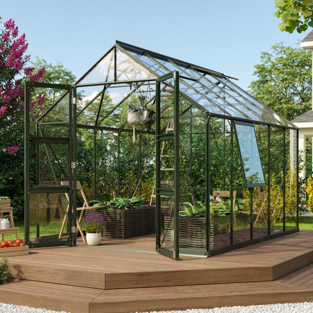 Vitavia Gewächshaus Olymp 8300, ESG 3mm, smaragd Bild 1
