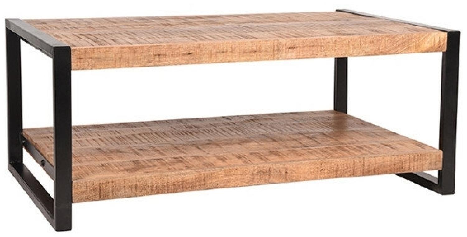 Label51 Wohnzimmertisch Brüssel mit zusätzlicher Ablage Industrial Style Bild 1