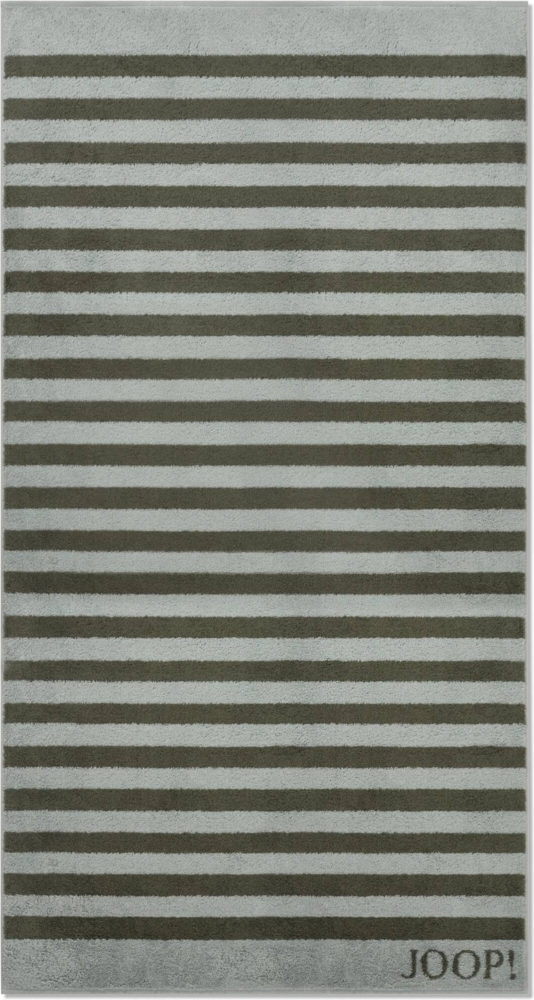 JOOP! Duschtuch - Classic Stripes Frottierkollektion, Walkfrottier Salbei 80x150cm Bild 1