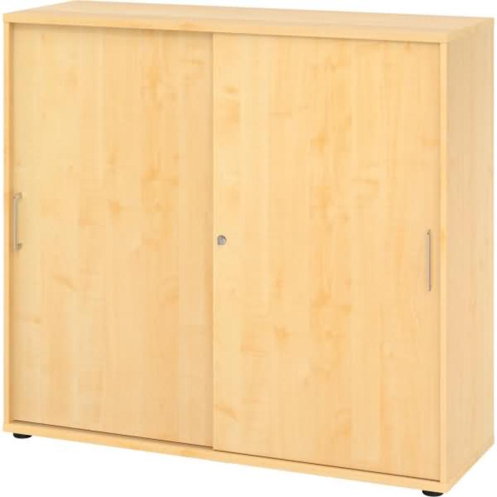 mcbuero. de Schiebetürenschrank Serie 9 3OH BxTxH 120x40x110cm Griff BS Bild 1