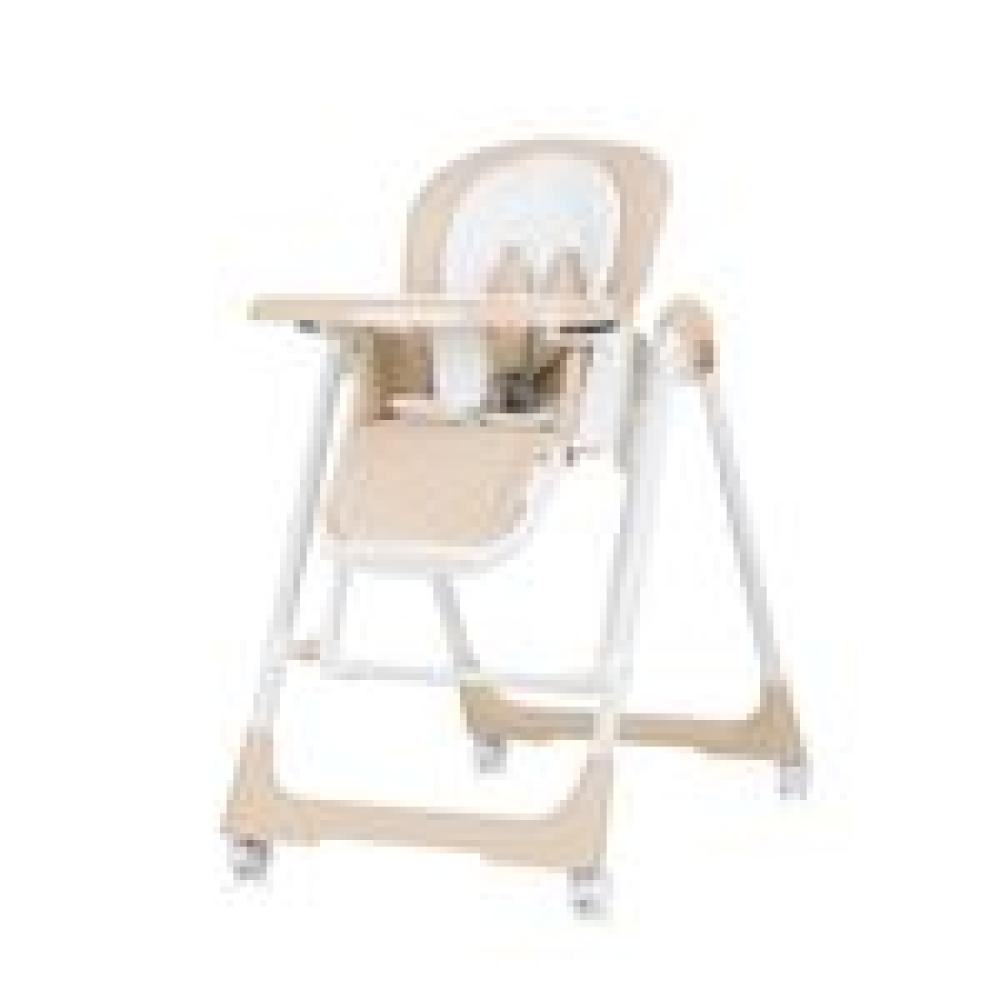 Chipolino Kinderhochstuhl 2 in 1 Milk Shake, verstellbar, Babyschaukel, Räder beige Bild 1