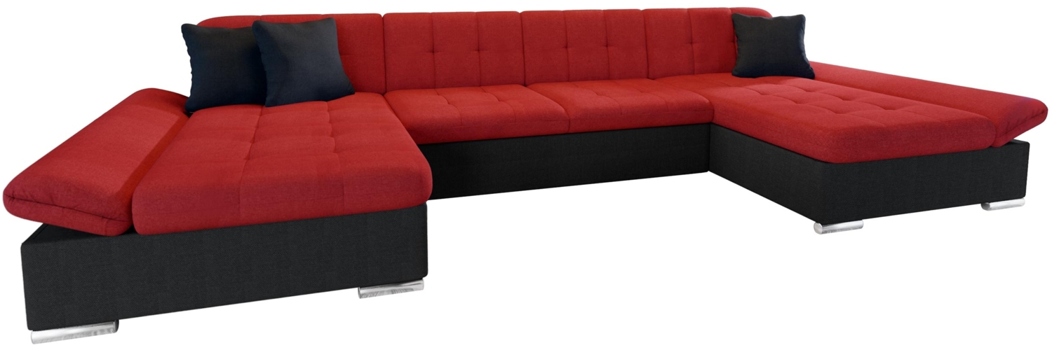 Wohnlandschaft Alia (Farbe: Boss 14 + Lux 14 + Lux 08) Bild 1