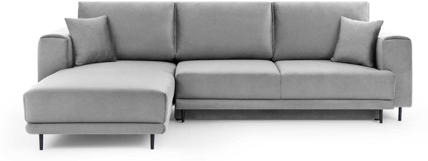 ELTAP 'Dalia' Ecksofa, Hellgrau, 95 x 190 x 289 cm, Links Bild 1