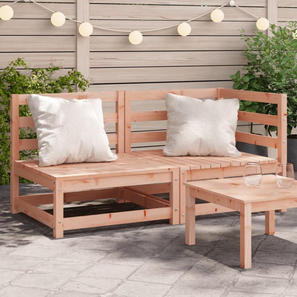 vidaXL Gartensofa 2-Sitzer Massivholz Douglasie 837947 Bild 1