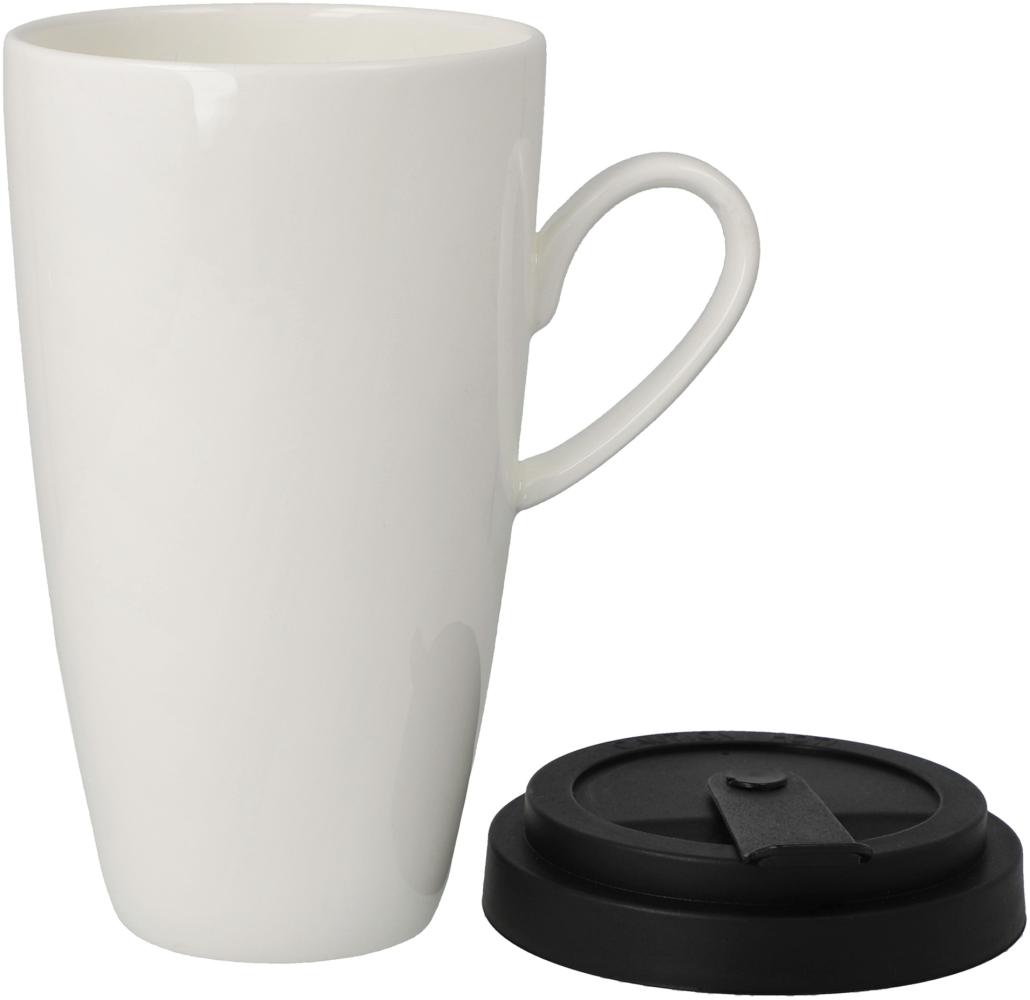 Goebel To-Go-Becher Weiß mit Henkel, Kaffeebecher, Becher, Fine Bone China, Weiß, 14005091 Bild 1