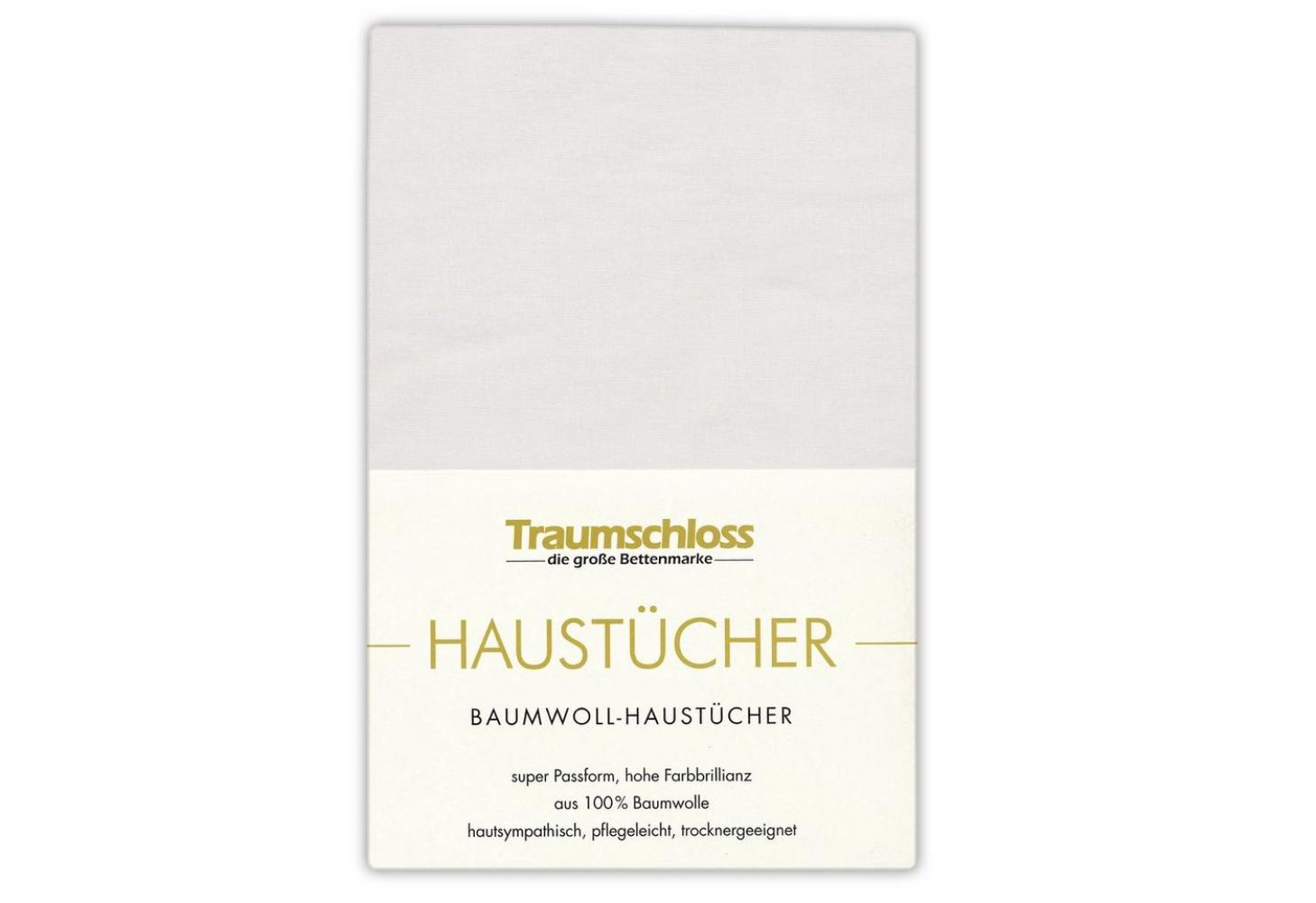 Traumschloss Betttuch Haustuch, 100% Baumwolle, Gummizug: ohne, (1 Stück), aus 100% Baumwolle, ohne Gummizug Bild 1