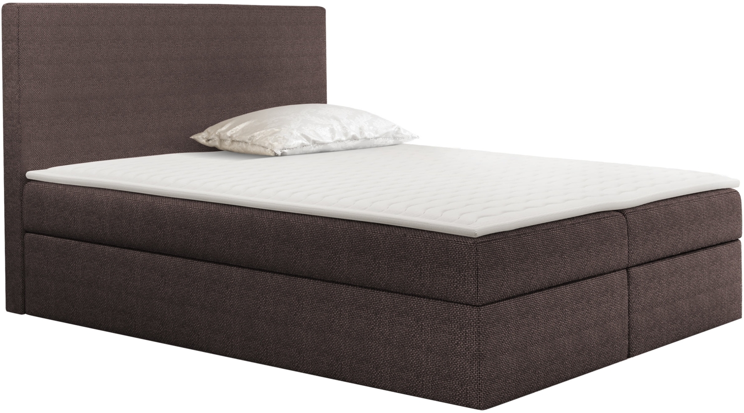 Boxspringbett Home, Braun, 120 x 200 cm Bild 1