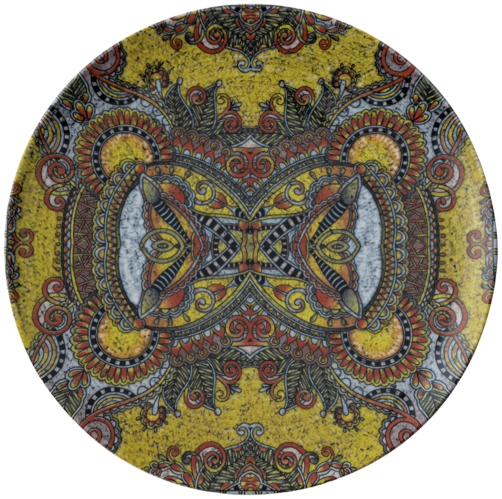 Arthur Krupp Teller flach 27,5 cm Mandala D Bild 1