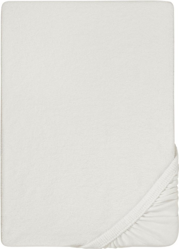 biberna Frottee-Stretch-Spannbetttuch 0012344, grau, 1x 90x190 cm - 100x200 cm Bild 1