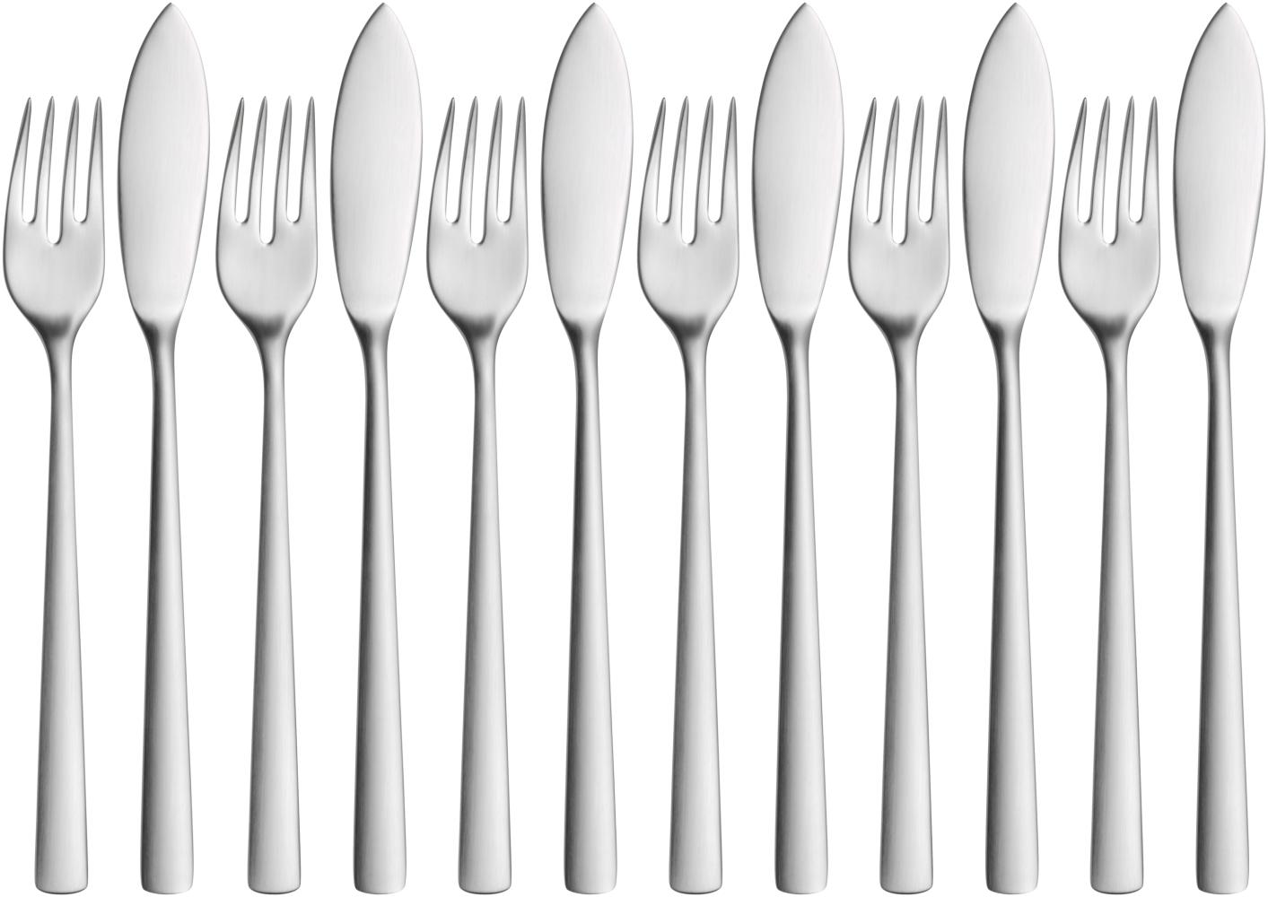 WMF Corvo Fischbesteck-Set, 12-teilig, Cromargan protect® 3201112839 Bild 1