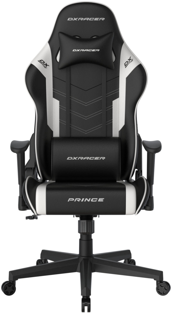 DXRacer PRINCE L Gamingstuhl - PU / Schwarz-Weiss Bild 1