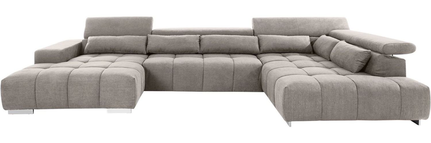 COTTA Wohnlandschaft Orion U-Form, inkl. Kopfteilverstellung und Nierenkissen Bild 1