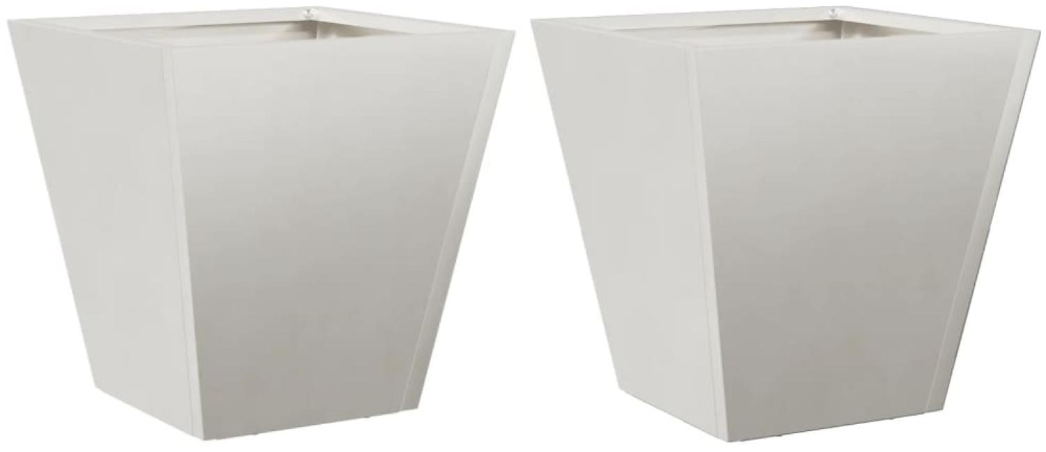 vidaXL Pflanzkübel 2 Stk. 30x30x30 cm Edelstahl 851047 Bild 1