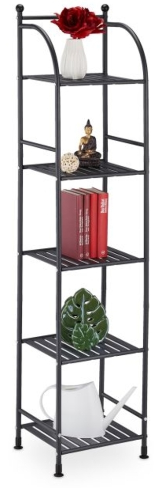 Schmales Standregal mit 5 Ablagen Bild 1