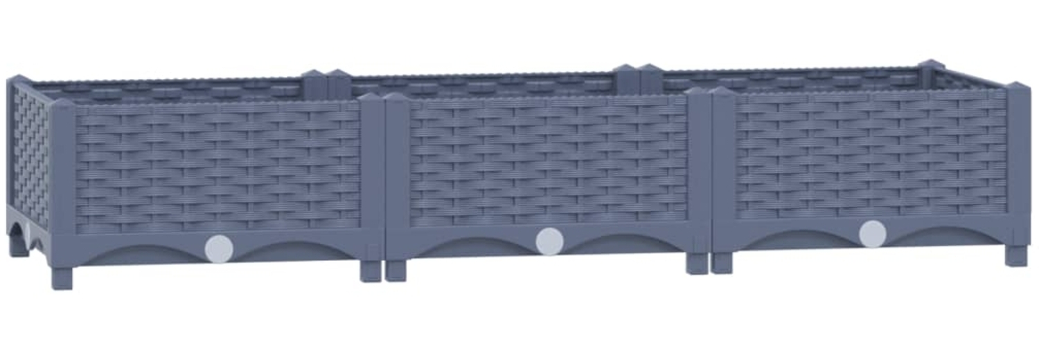 vidaXL Hochbeet 120x40x23 cm Polypropylen 310399 Bild 1