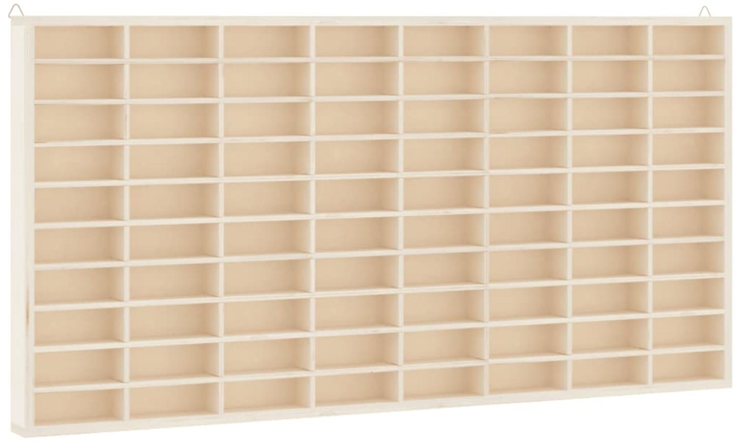 vidaXL Sammlervitrine aus Holz mit 80 Fächern 80x4,5x40,5cm 4017377 Bild 1