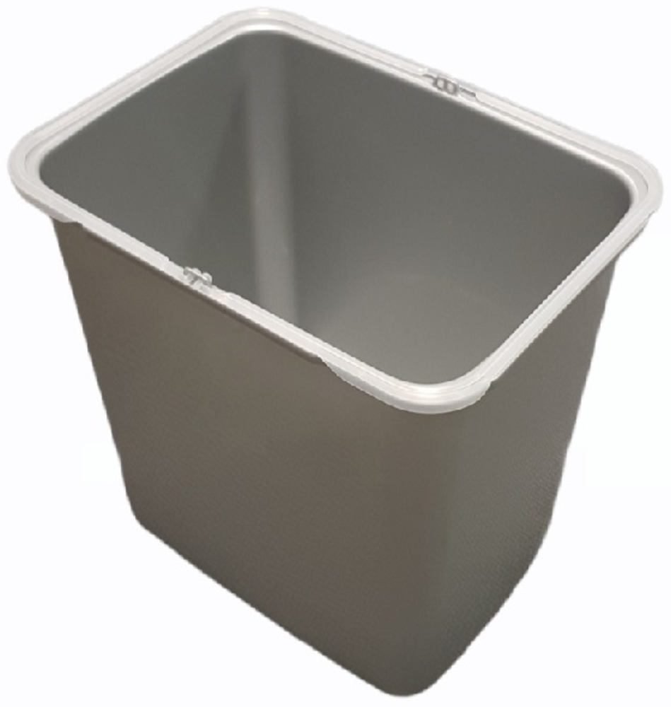 Ekotech Ersatzeimer 16 Liter für Aladin oder Ekko Grau transluzent Bild 1