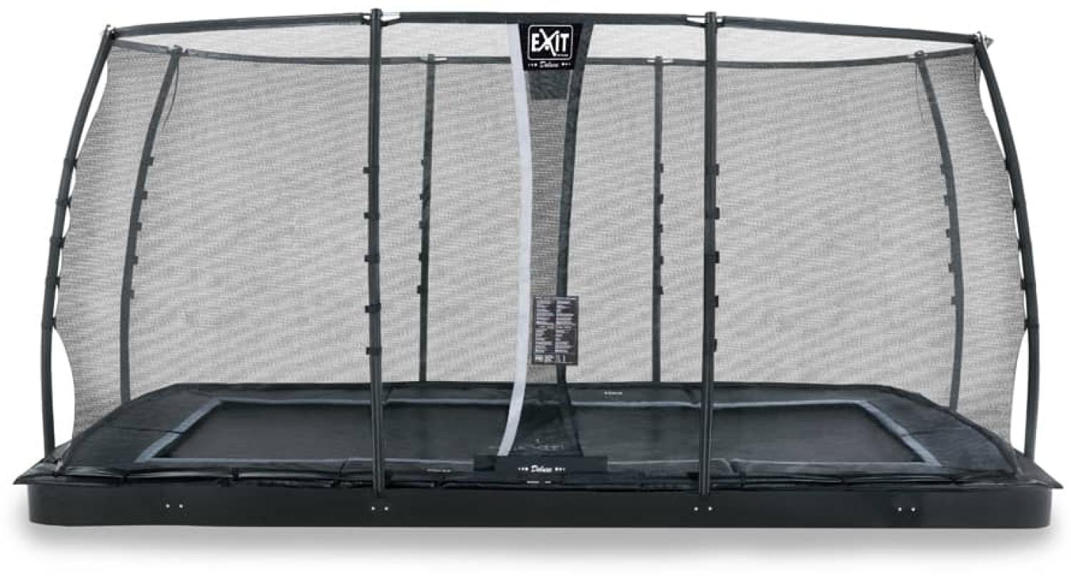 Exit Bodentrampolin Dynamic rechteckig | Schwarz | 244x427 cm Bild 1