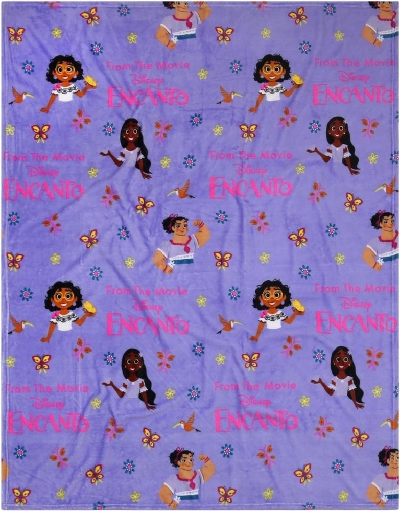 Plaid Encanto Disney Lila Tagesdecke/Decke 120x150 cm, Sarcia. eu Bild 1