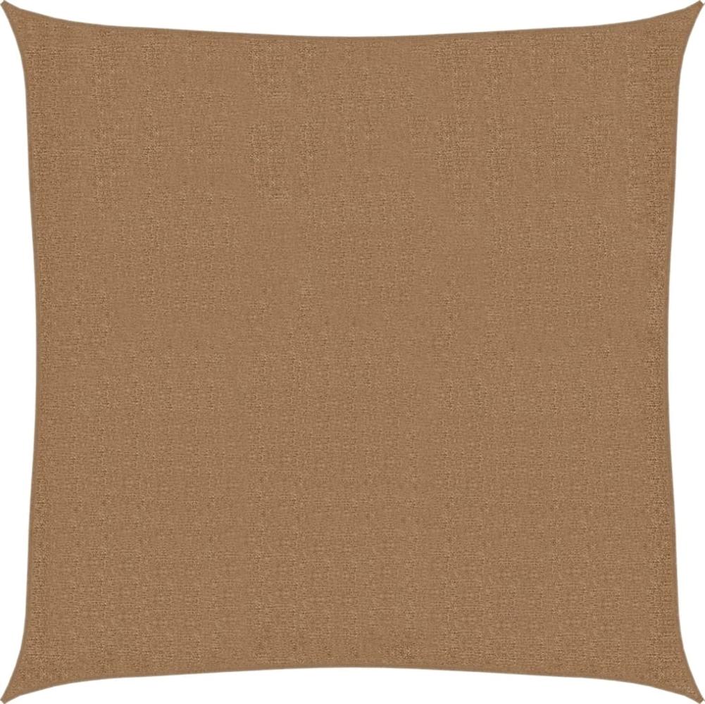 vidaXL Sonnensegel 160 g/m² Taupe 3x3 m HDPE 311384 Bild 1