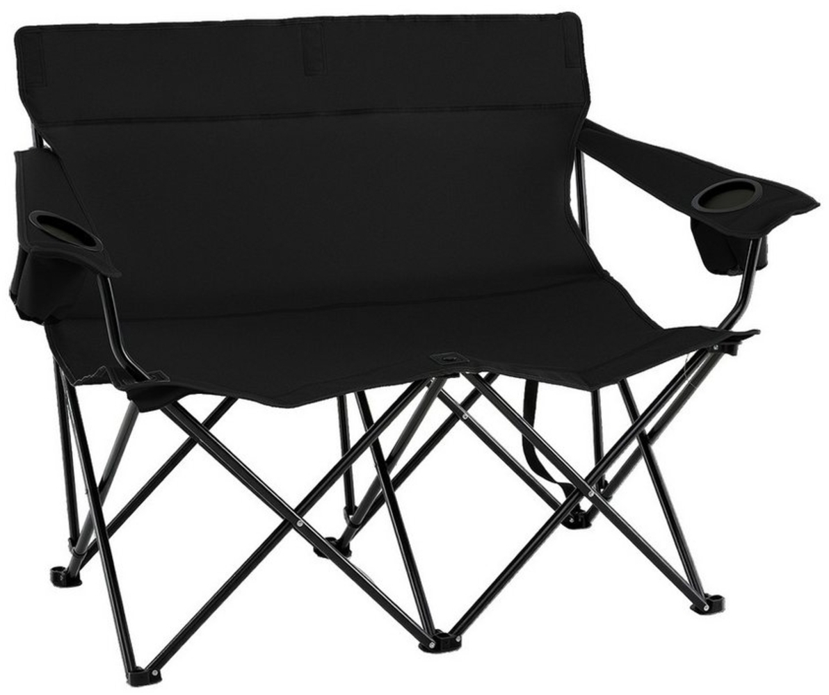 COSTWAY Campingstuhl, 2-Sitzer Klappstuhl, Faltstuhl bis 300kg Bild 1