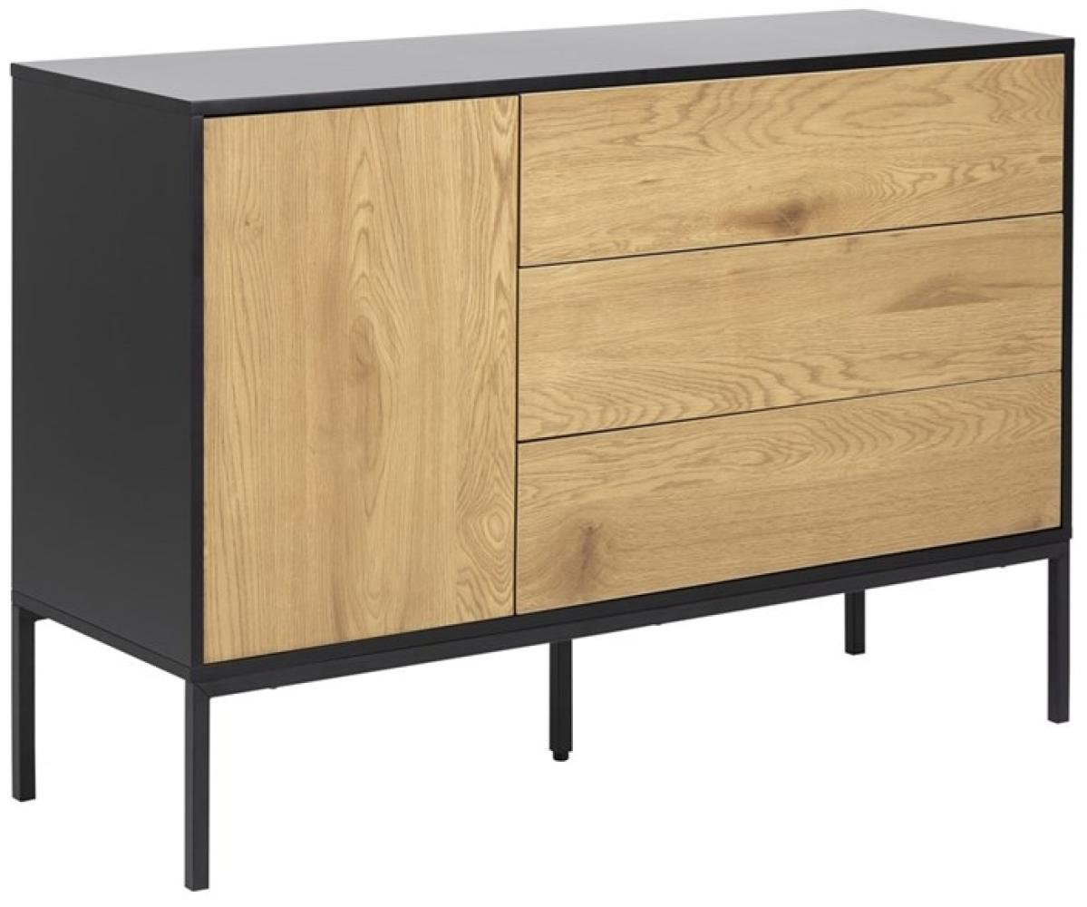 Anrichte >Carney< in Wildeiche aus Metall - 120x82x40cm (BxHxT) Bild 1