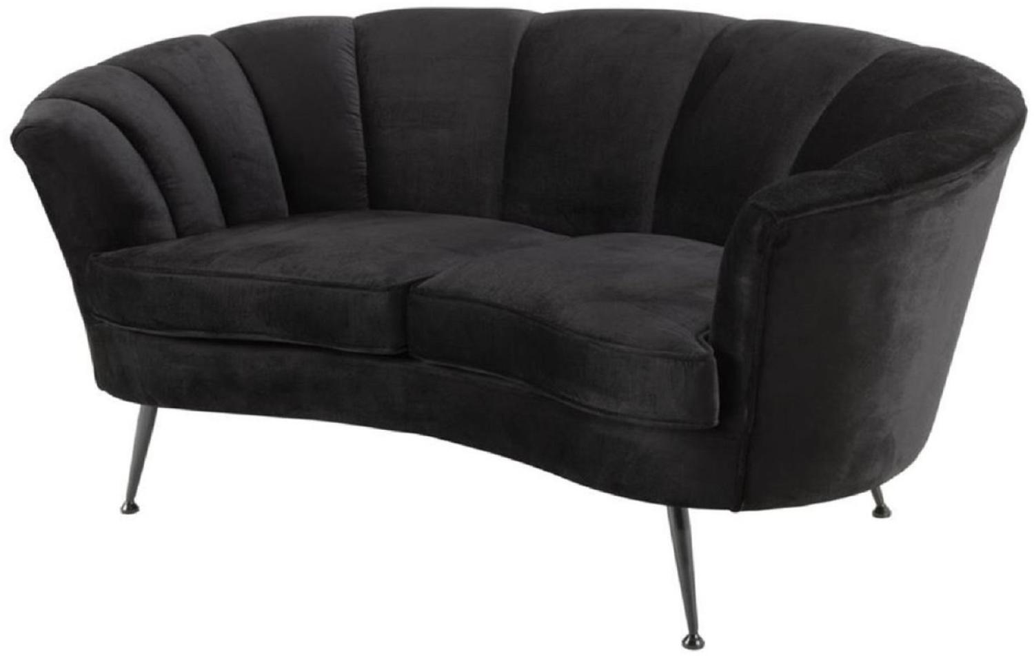 Casa Padrino Designer Sofa Schwarz / Dunkelbronze 164 x 74 x H. 73 cm - Luxus Kollektion Bild 1