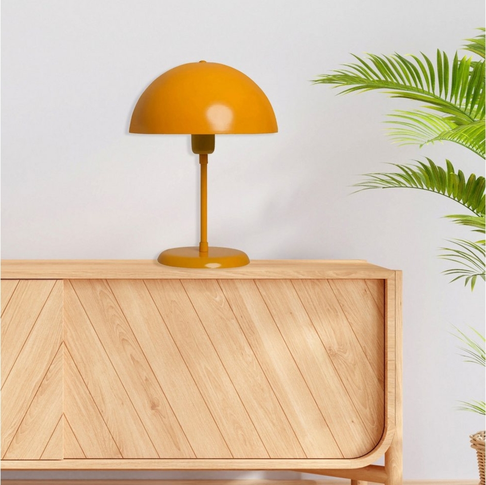 Bamyum Tischleuchte Pilz Lampe Mit Kabel Lipeo 25 cm Metall Retro Kleine Lampe, ohne Leuchtmittel Bild 1