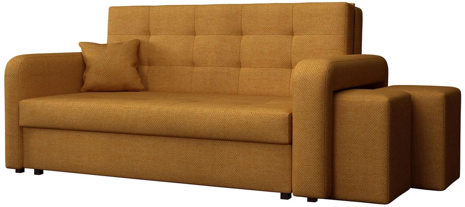 Schlafsofa Viva Home III, Nische für Hocker auf der rechten Seite, Farbe: Enjoy 12 Bild 1