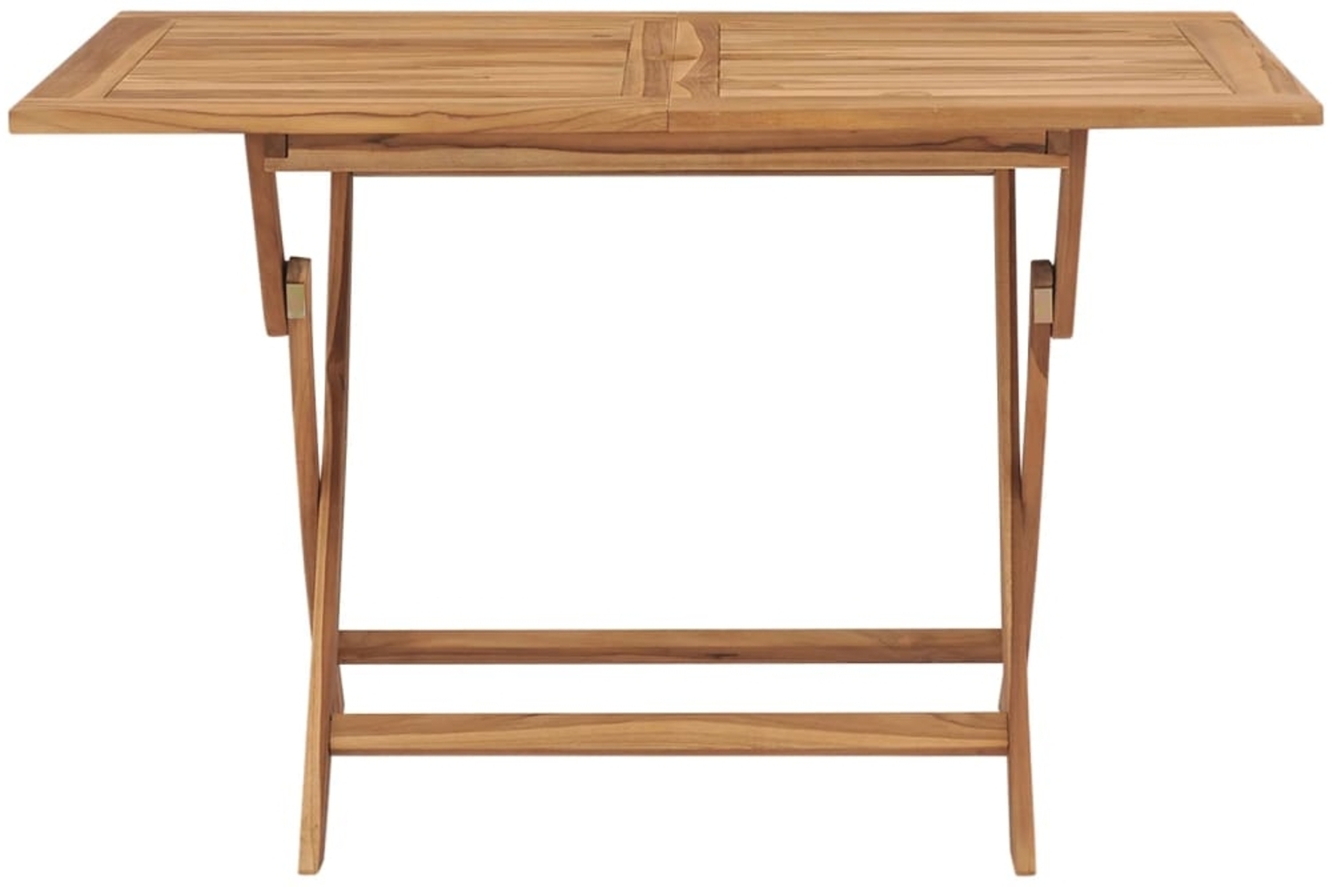 vidaXL Gartentisch Klappbar 120x70x75 cm Massivholz Teak 44682 Bild 1
