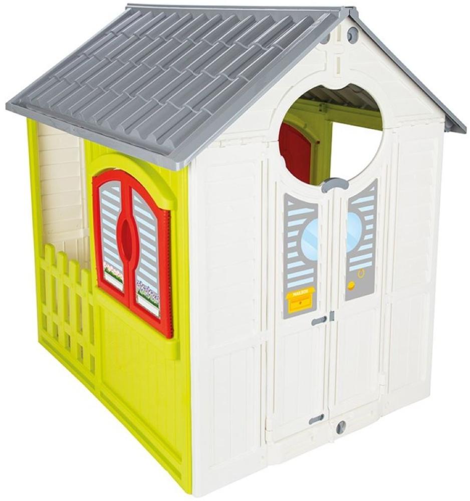 Pilsan Kinderspielhaus 06091 Kunststoff klappbar Tür Fenster 110 x 92 x 109 cm weiß Bild 1