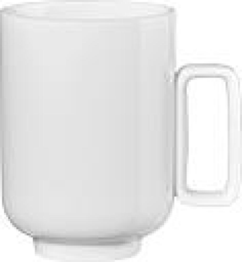 ASA Selection sonoko Henkelbecher, Tasse, Becher, Kaffeebecher, Teetasse, Porzellan, 250 ml, Weiß, 21060017 Bild 1