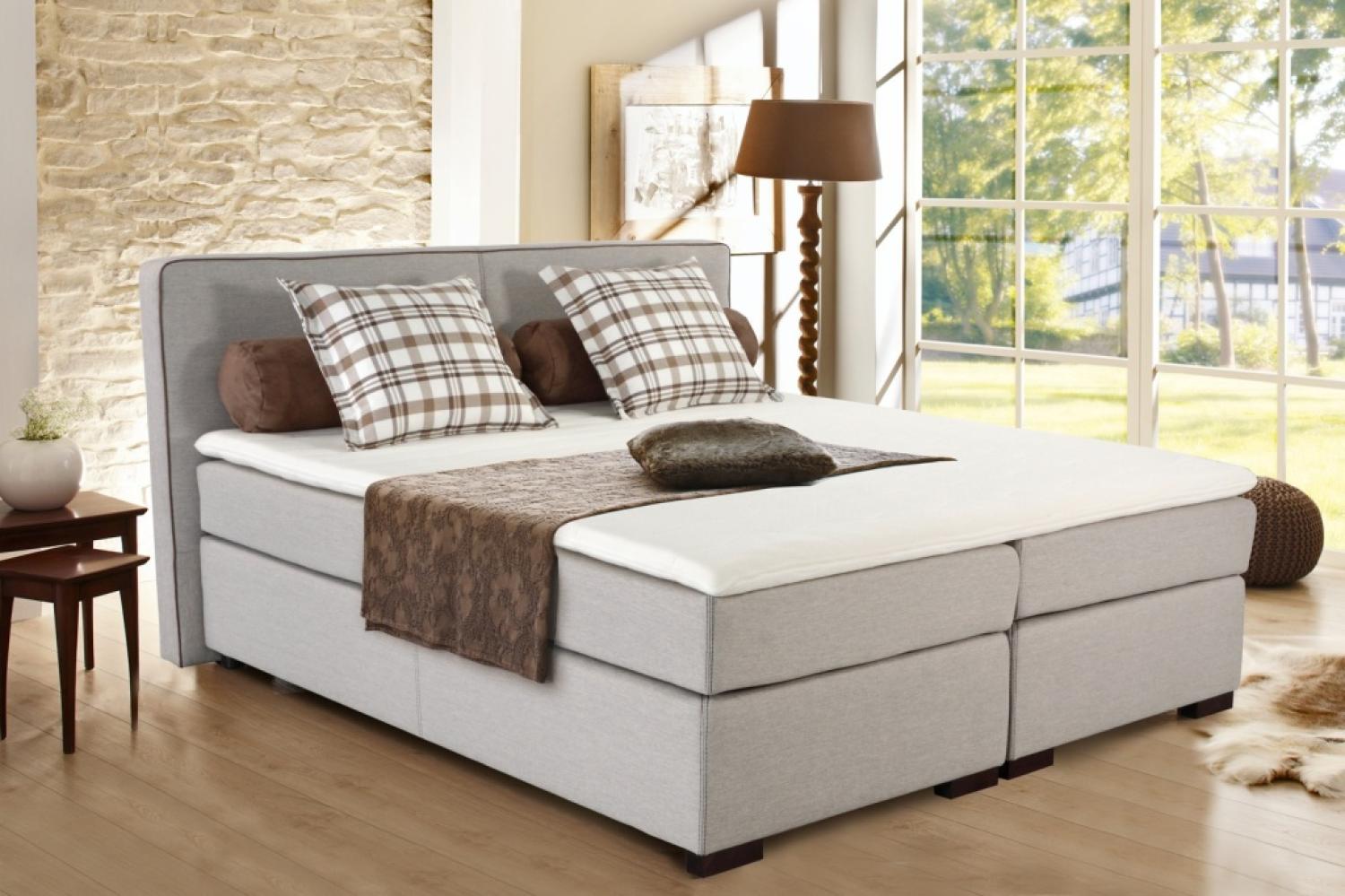 Jockenhöfer Boxspringbett ROMANTICA 180x200 cm beige Bild 1